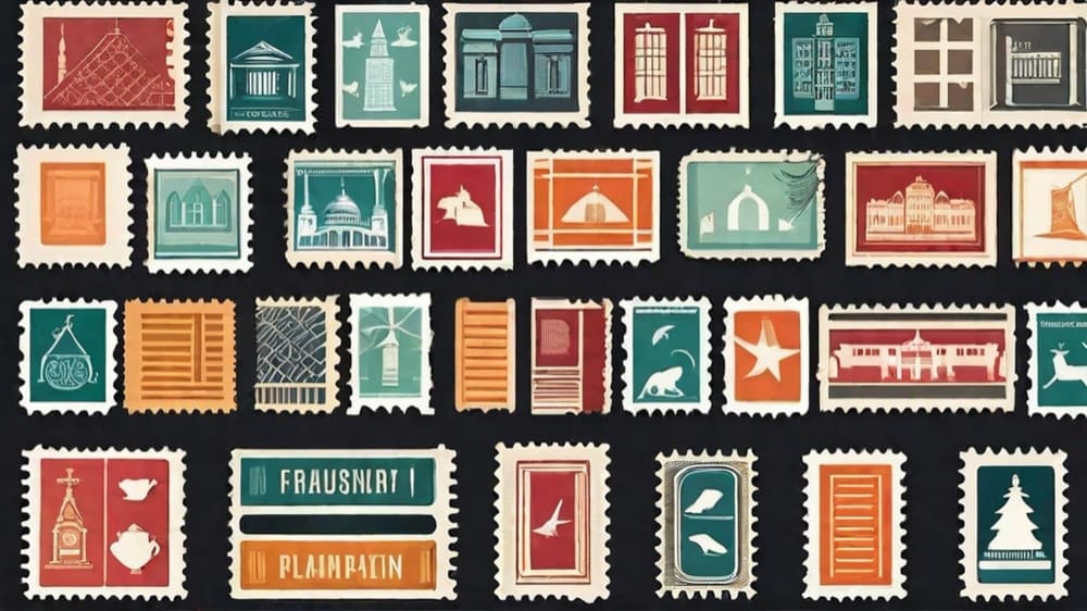 luxury stamp collection